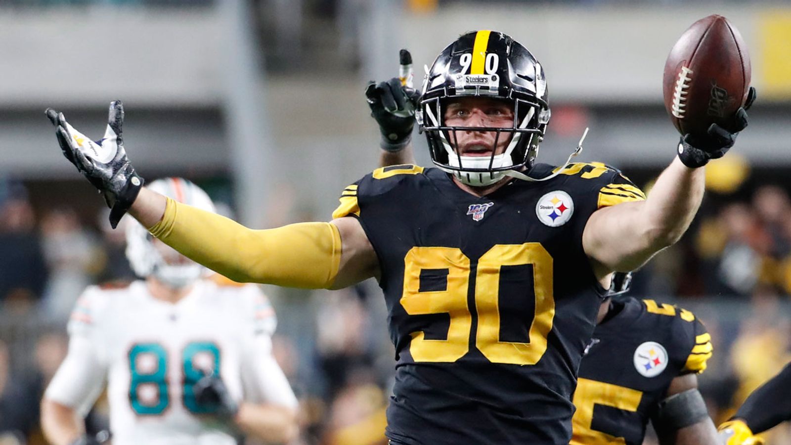 Former Steelers Coach Finds Silver Lining In Crazy TJ Watt Situation Ahead Of Clash With The Dolphins On MNF (Steelers News). Photo by Don Wright / AP